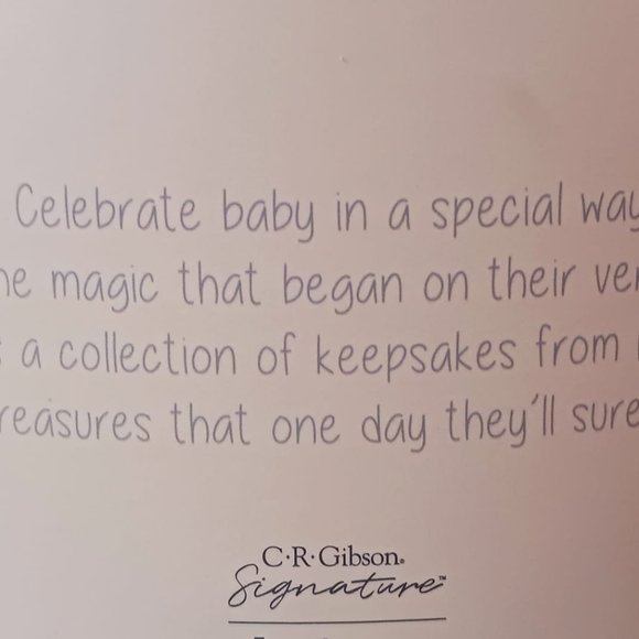 C.R GIBSON BABY TIME CAPSULE - Picture 6 of 9